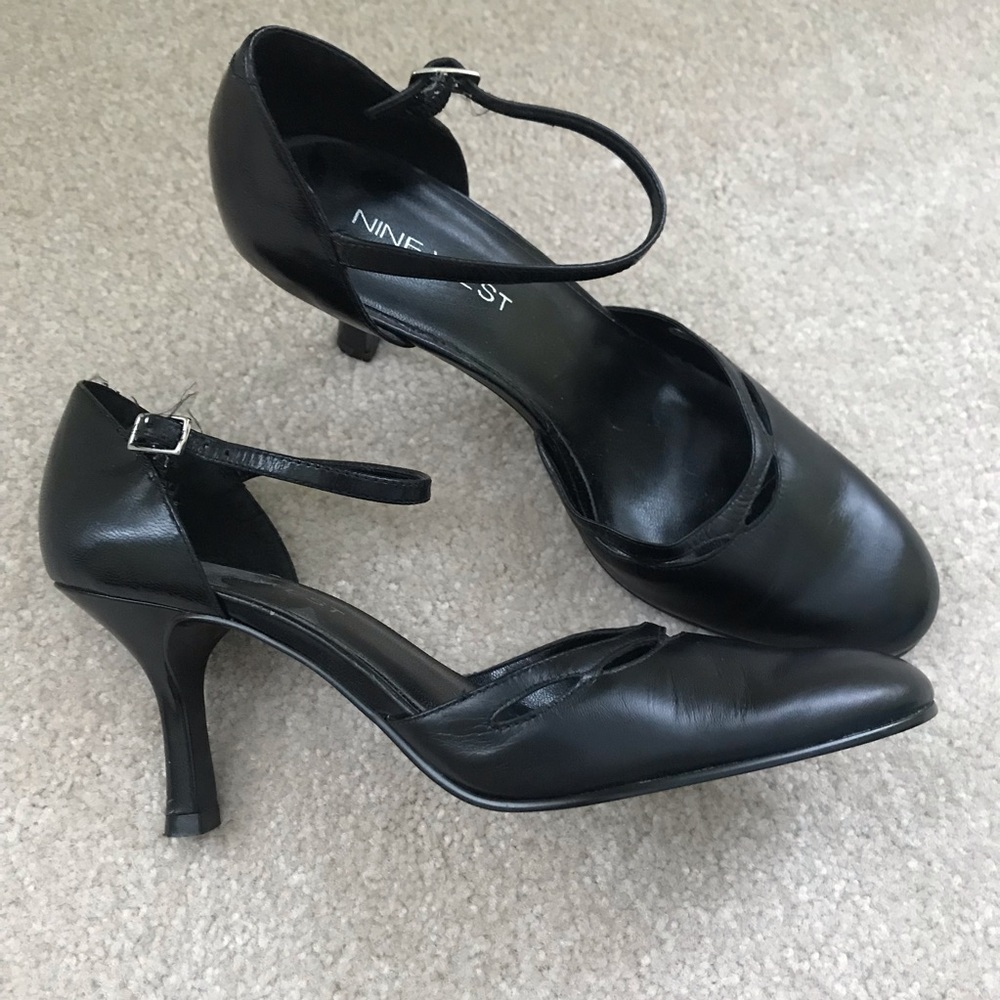 Nine West Leather heels sandals